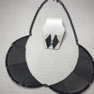 Gunmetal Statement  necklace